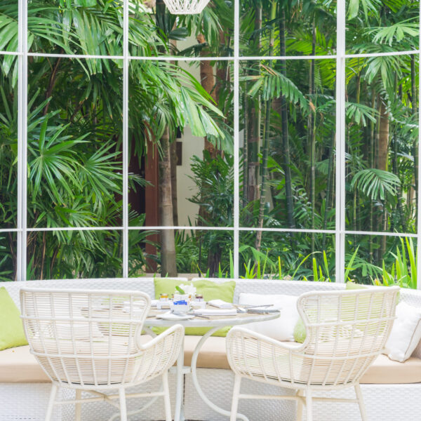 Table setting for dinner